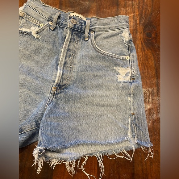 Agolde Dee Jean Shorts Size 23 - Picture 6 of 16
